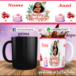 Tazza Happy Birthday Personalizzata   con nome ed anni. mod.1