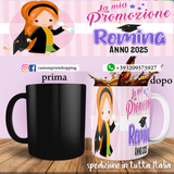 TAZZA PROMOZIONE PERSONALIZZATA COL NOME E ANNO MOD.1