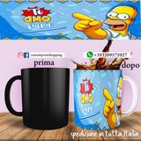 TAZZA PAPA' HOMER SIMPSON PERSONALIZZATA MOD.2