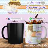 TAZZA  PRIMA COMUNIONE PERSONALIZZATA CON NOME E DATA MOD.3