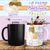 TAZZA  BATTESIMO PERSONALIZZATA CON NOME E DATA MOD.3