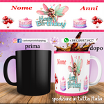 Tazza Happy Birthday Personalizzata   con nome ed anni. mod.5