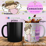 TAZZA  PRIMA COMUNIONE PERSONALIZZATA CON NOME E DATA MOD.6