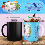 TAZZA PAPA' SEI IL MIGLIORE PERSONALIZZATA  CON NOME INIZIALE E FOTO