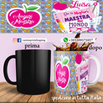 TAZZA  MIGLIOR MAESTRA PERSONALIZZATA CON NOME