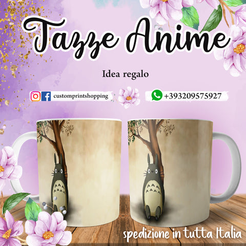 "Tazza personalizzata con tema anime in ceramica da 325ml".