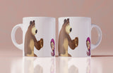 TAZZA MASHA & ORSO PERSONALIZZABILE MOD.3