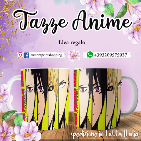 "Tazza personalizzata con tema anime  in ceramica da 325ml".