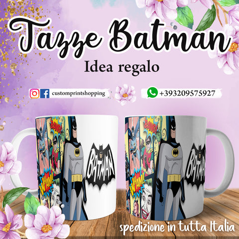 TAZZA BATMAN PERSONALIZZABILE MOD.19