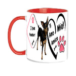 TAZZA PINSCHER  PERSONALIZZABILE CON IL TUO NOME