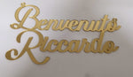Scritta benvenuto/a personalizzata con nome