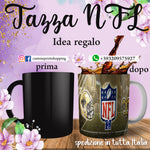 TAZZA SAINTS NFL PERSONALIZZABILE CON IL TUO NOME