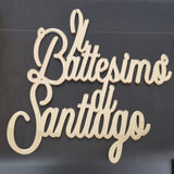 Scritta  Battesimo Personalizzata Con Nome Vari Modelli