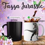 TAZZA SCARY JURASSIC WORLD PERSONALIZZABILE CON IL TUO NOME