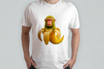 T-Shirt Brainrot Meme Shimpanzini Bananini Personalizzata con nome