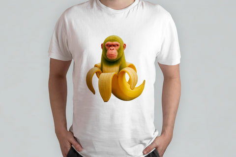 T-Shirt Brainrot Meme Shimpanzini Bananini Personalizzata con nome