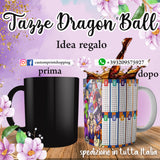 TAZZA DRAGON BALL CON TABELLINE PERSONALIZZABILE CON IL TUO NOME