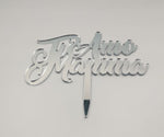 CAKE TOPPER TI AMO MAMMA IN ACRILICO