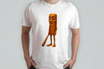 T-Shirt Brainrot Meme Tung Tung Sahur Personalizzata con nome