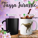 TAZZA  VELOCIRAPTOR JURASSIC WORLD PERSONALIZZABILE CON IL TUO NOME