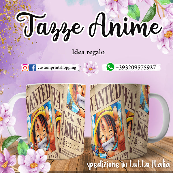 Tazza One Piece - Luffy Wanted