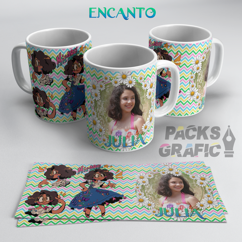 TAZZA ENCANTO PERSONALIZZATA CON FOTO E NOME MOD.017