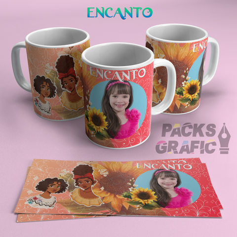 TAZZA ENCANTO PERSONALIZZATA CON FOTO E NOME MOD.023