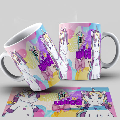 TAZZA UNICORNO PERSONALIZZABILE CON NOME MOD.010