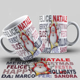 TAZZA NATALE PERSONALIZZATA CON I TUOI NOMI MOD.11