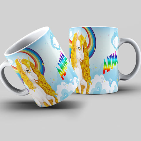 TAZZA UNICORNO PERSONALIZZATA CON IL TUO NOME MOD.13