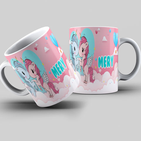 TAZZA UNICORNO PERSONALIZZATA CON IL TUO NOME MOD.15