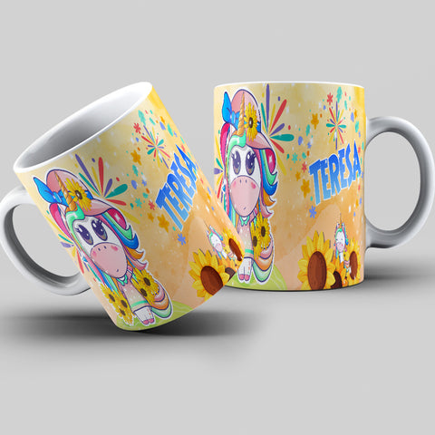 TAZZA UNICORNO PERSONALIZZATA CON IL TUO NOME MOD.23