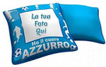 Cuscino quadrato personalizzato idea regalo. Linea Calcio