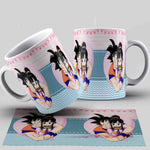 TAZZA GOKU DRAGON BALL PERSONALIZZABILE CON NOME MOD.2