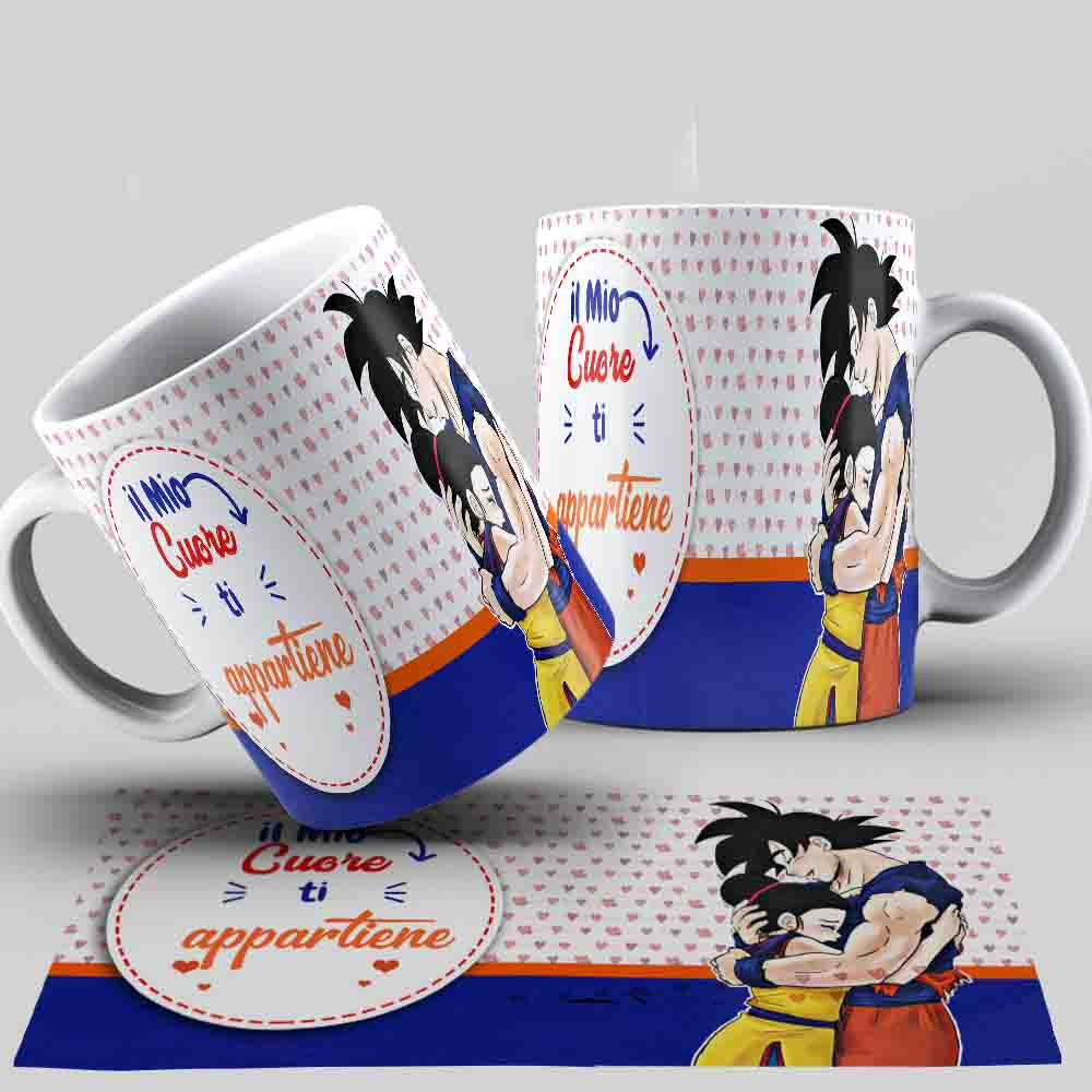 TAZZA GOKU LOVE PERSONALIZZABILE CON NOME MOD.5 – Customprintshopping