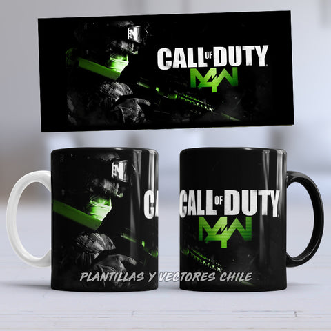 TAZZA CALL OF DUTY PERSONALIZZABILE CON IL TUO NOME MOD.6