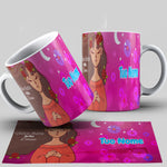 TAZZA FESTA DELLE DONNE PERSONALIZZABILE CON NOME MOD.7