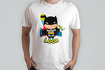 T-SHIRT BATMAN CARTOONS PERSONALIZZATA COL NOME  MOD.29