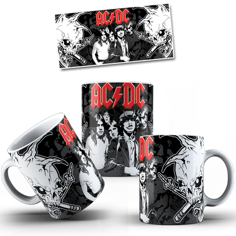 TAZZA ACDC PERSONALIZZABILE CON IL TUO NOME