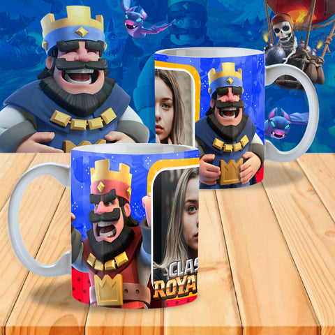 TAZZA CLASH ROYALE PERSONALIZZATA CON LA TUA FOTO MOD.3