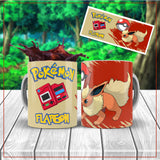 TAZZA POKEMON FLAREON PERSONALIZZABILE CON IL TUO NOME