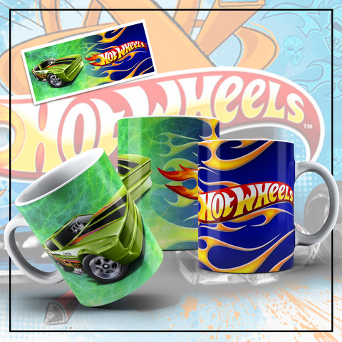 TAZZA HOTWHEELS PERSONALIZZABILE CON IL TUO NOME MOD.3