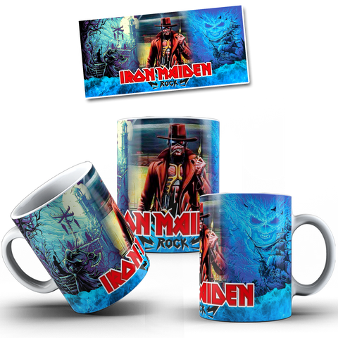 TAZZA IRON MAIDEN PERSONALIZZABILE CON IL TUO NOME