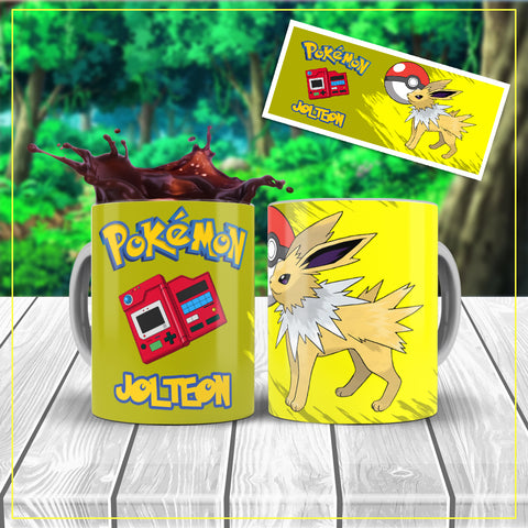 TAZZA POKEMON JOLTEON  PERSONALIZZABILE CON IL TUO NOME