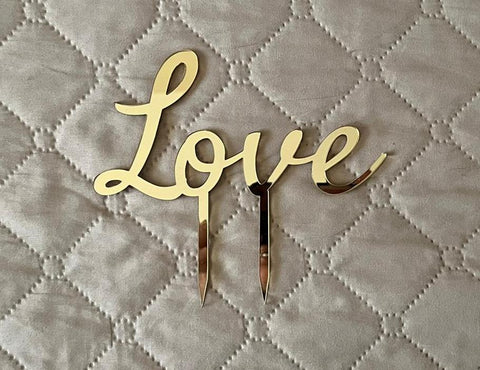 CAKE TOPPER LOVE PERSONALIZZATO