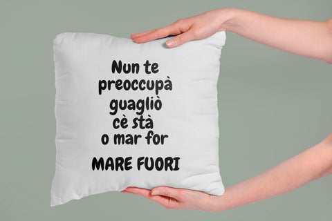 CUSCINO MARE FUORI PERSONALIZZABILE CON NOME