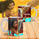 TAZZA OCEANIA VAIANA  DISNEY PERSONALIZZATA CON LA TUA FOTO MOD.1