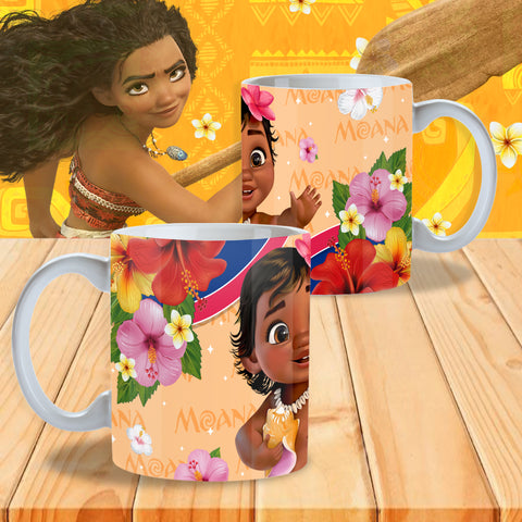 TAZZA OCEANIA VAIANA  DISNEY PERSONALIZZABILE CON IL TUO NOME MOD.9