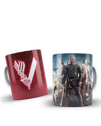 TAZZA VIKINGS PERSONALIZZABILE CON NOME MOD.5