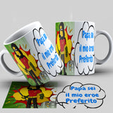 TAZZA PAPA' ROBIN  PERSONALIZZABILE CON NOME